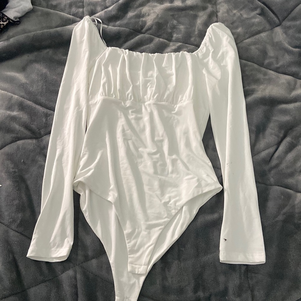 Princess polly white long sleeve bodysuit